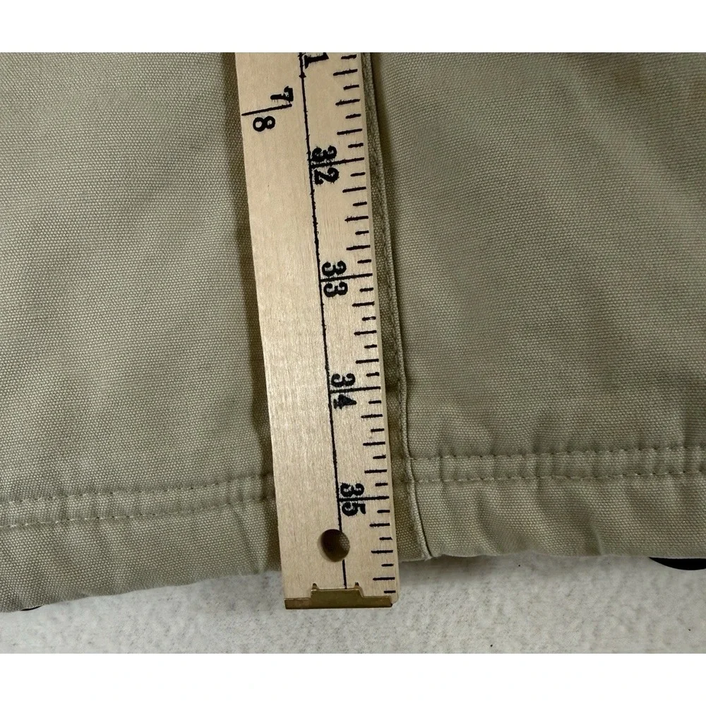 Vtg J Crew Heritage Barn Jacket Chore Wool Lined‎ Tan Size 2XL  Just Dry Cleaned